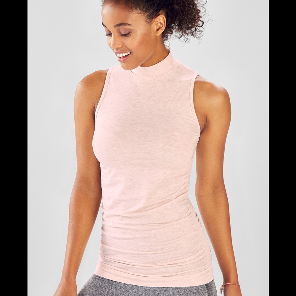 Heathered Pink Fabletics Top
